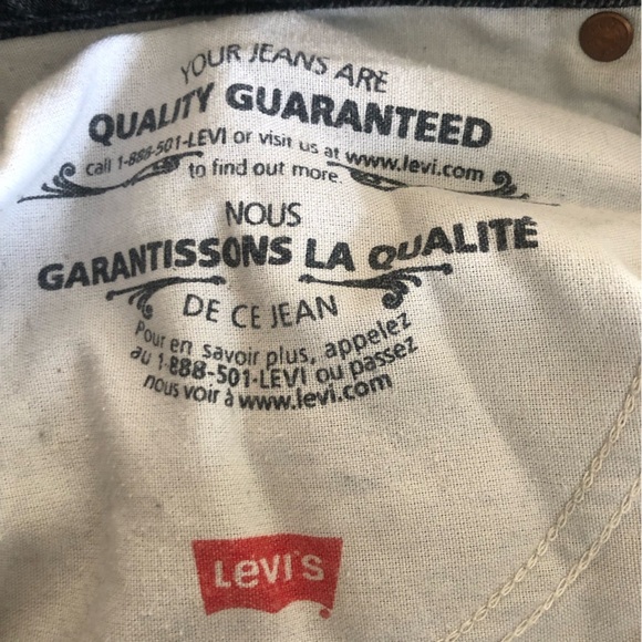 Levi’s 550  Relaxed Fit Black Denim Jeans Size 36 - Picture 7 of 7